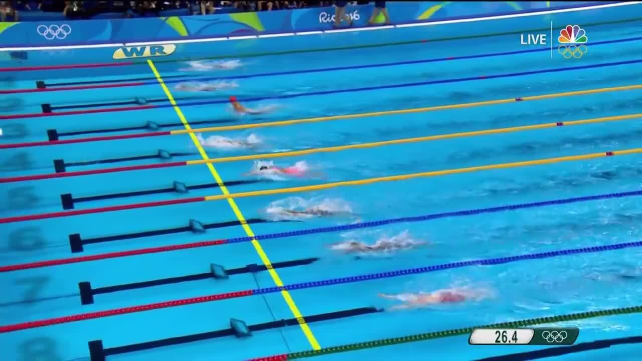 Team USA Lilly King Wins Gold In The Womens 100 Meter Breaststroke